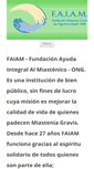 Mobile Screenshot of faiam.org.ar