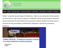 Tablet Screenshot of faiam.org.ar